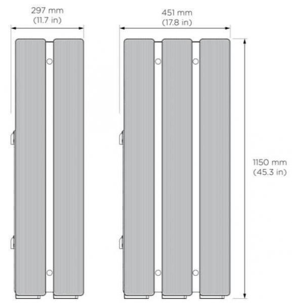 TESLA Powerwall 2 Stack Kit